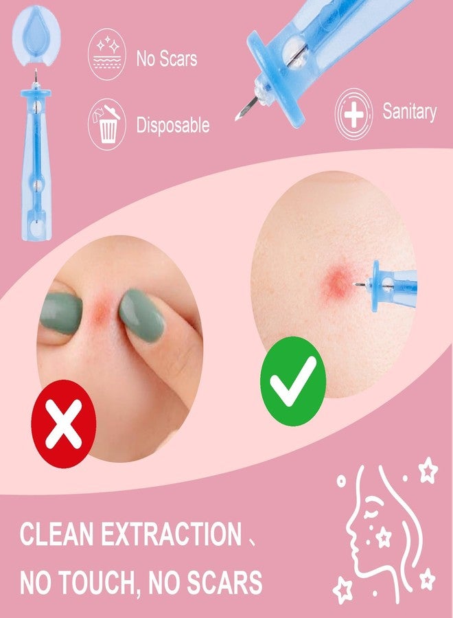 Vathery Pimple Patches Set with Microdart Pimples Patche and Hydrocolloid Patch – 3-Step Acne Kit for Fast Blemish Removal, Blackhead Extractor Tools, Zit Patches for Face - Image 3